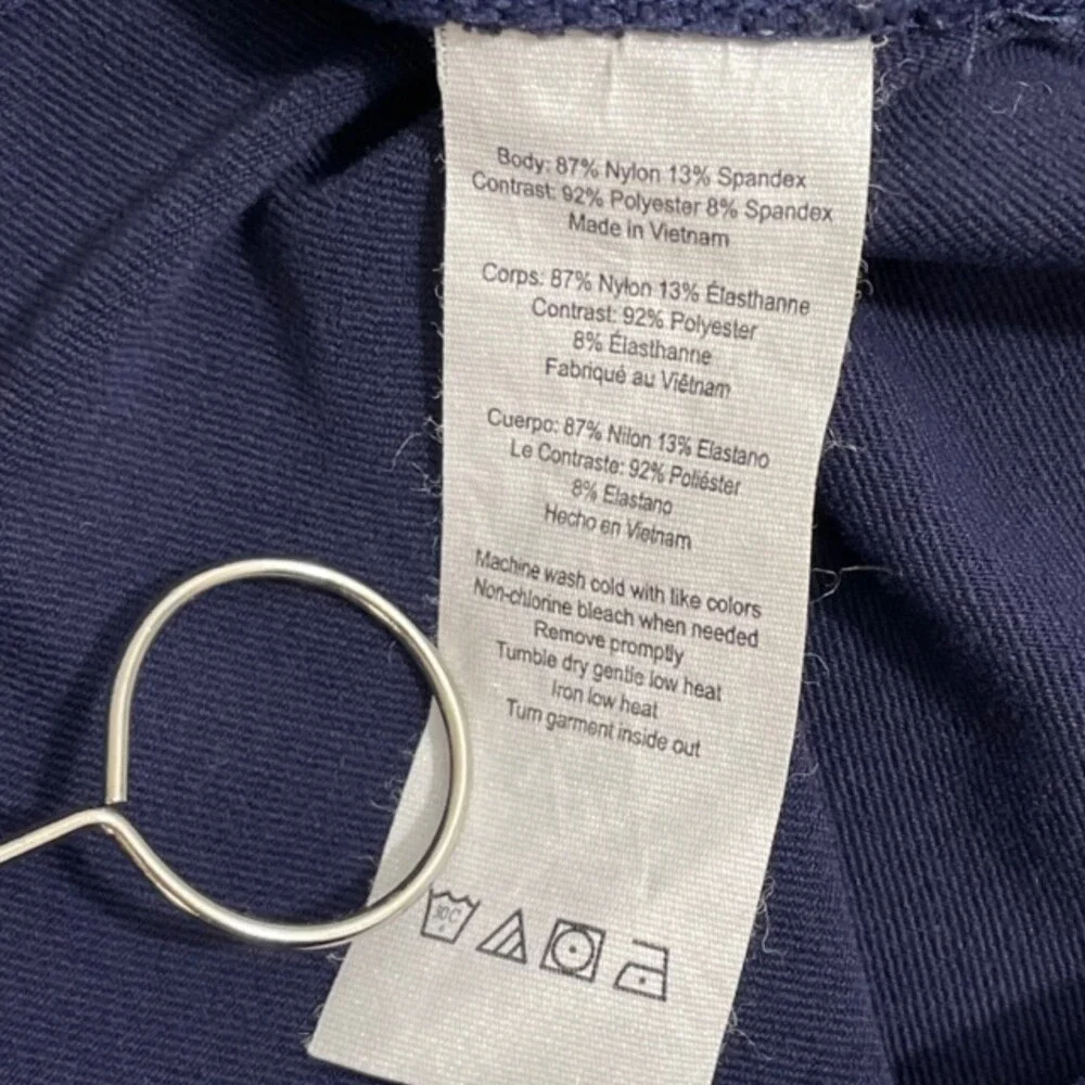 Alo Yoga Entwine Leggings Size XS Rich‎ Navy Blue Cut Out Mid Rise Athletic